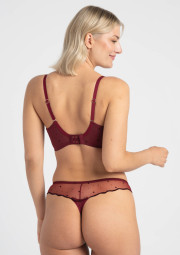 Stringi Melania C300 bordowy