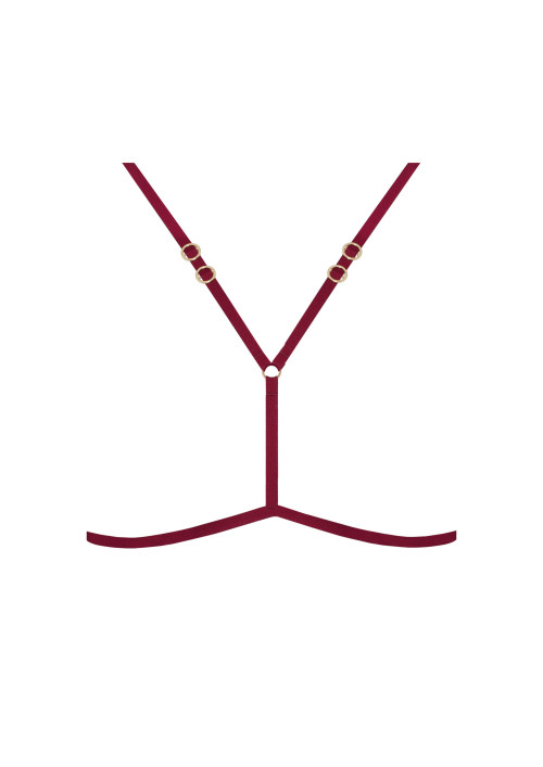Harness Melania V100 bordowy