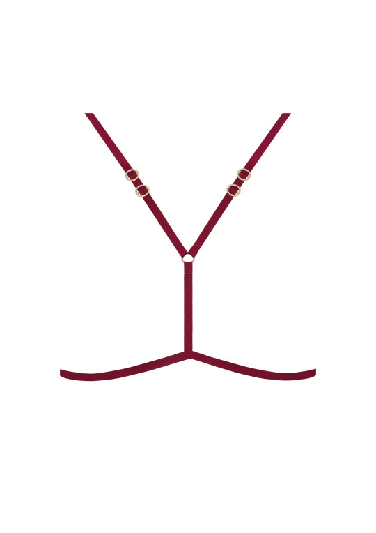 Harness Melania V100 bordowy