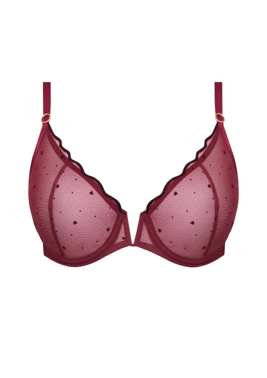 Biustonosz Melania A152 bordowy miękki