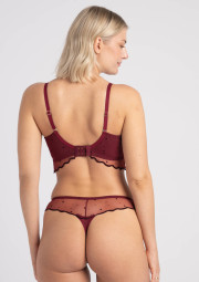 Biustonosz Melania A144 bordowy miękki