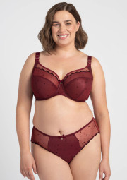 Biustonosz Melania A910 bordowy miękki