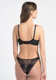 Biustonosz Mystery A479 czarny push-up