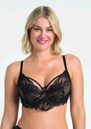 Biustonosz Mystery A123 czarny miękki Biustonosz Mystery A123 czarny miękki