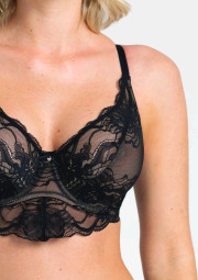 Biustonosz Mystery A144 czarny miękki