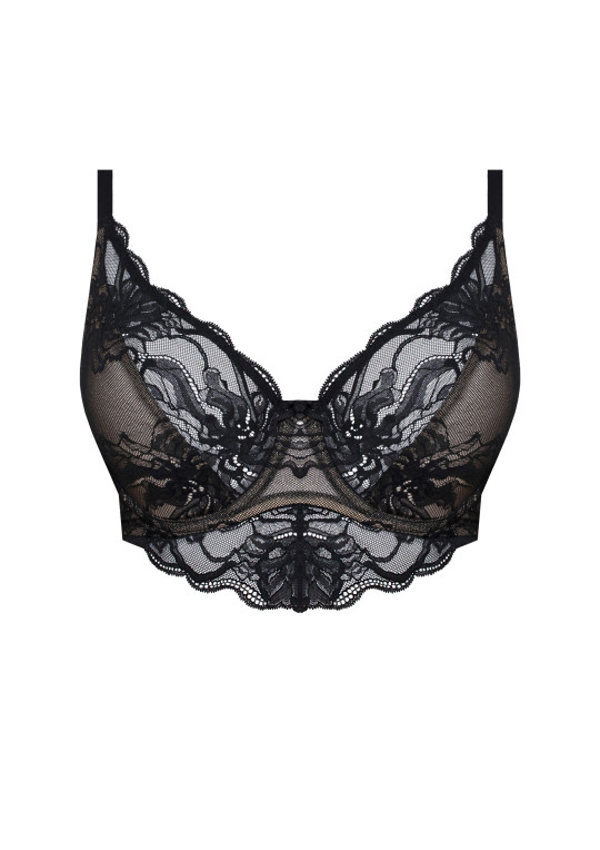 Biustonosz Mystery A144 czarny miękki