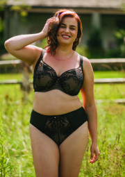 Biustonosz Mystery A910 czarny miękki