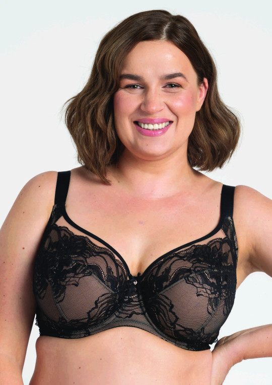 Biustonosz Mystery A910 czarny miękki