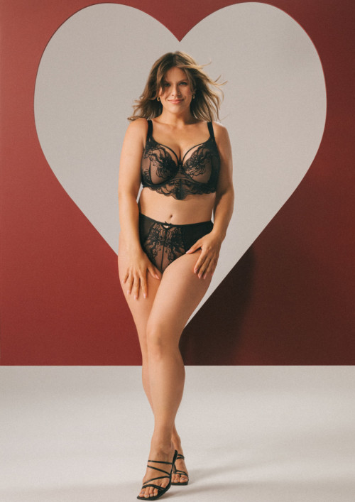 Biustonosz Mystery A123 czarny miękki