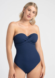 Kostium plażowy jednoczęściowy Venus I650 granatowy