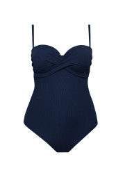 Kostium plażowy jednoczęściowy Venus I650 granatowy