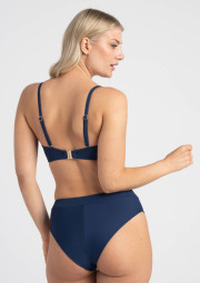 Biustonosz plażowy Venus A650 granatowy bardotka