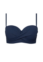 Biustonosz plażowy Venus A650 granatowy bardotka