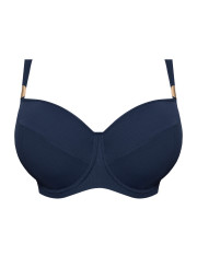 Biustonosz plażowy na duży biust Venus A690 granatowy miękki
