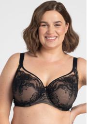 Biustonosz Mystery A910 czarny miękki