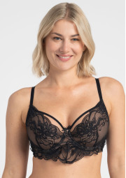 Biustonosz Mystery A123 czarny miękki