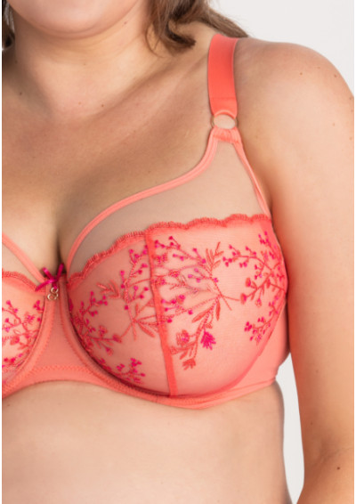 Biustonosz Juno A143 koralowy miękki