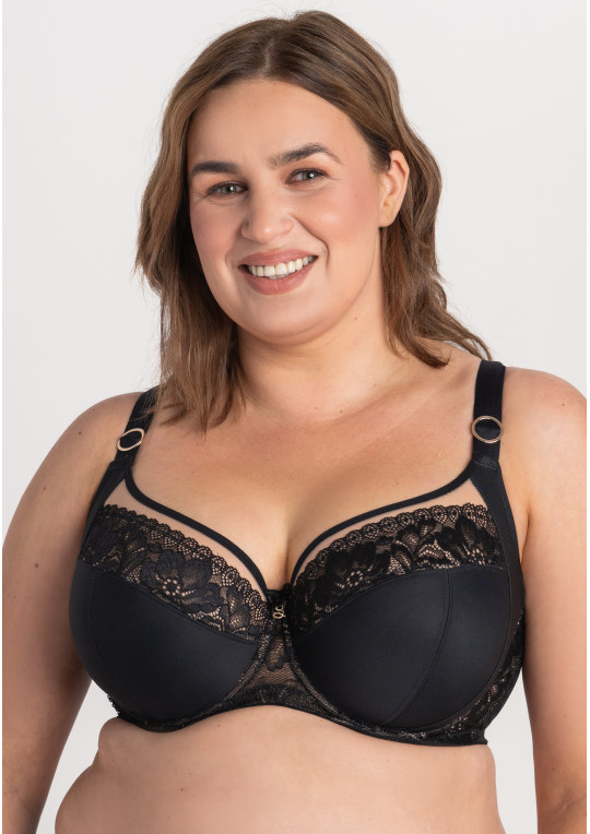 Biustonosz Samanta A910 czarny miękki