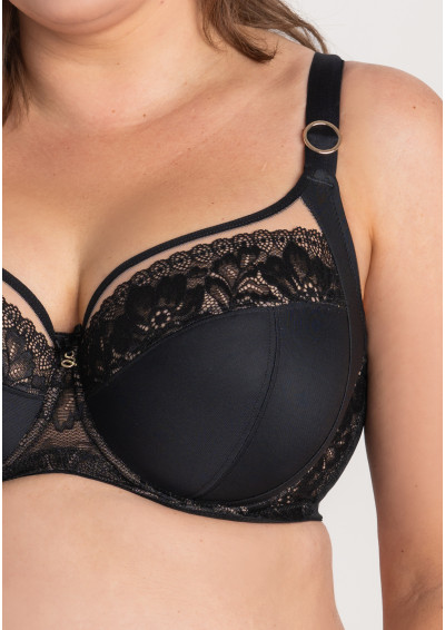 Biustonosz Samanta A910 czarny miękki