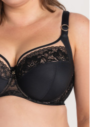 Biustonosz Samanta A910 czarny miękki