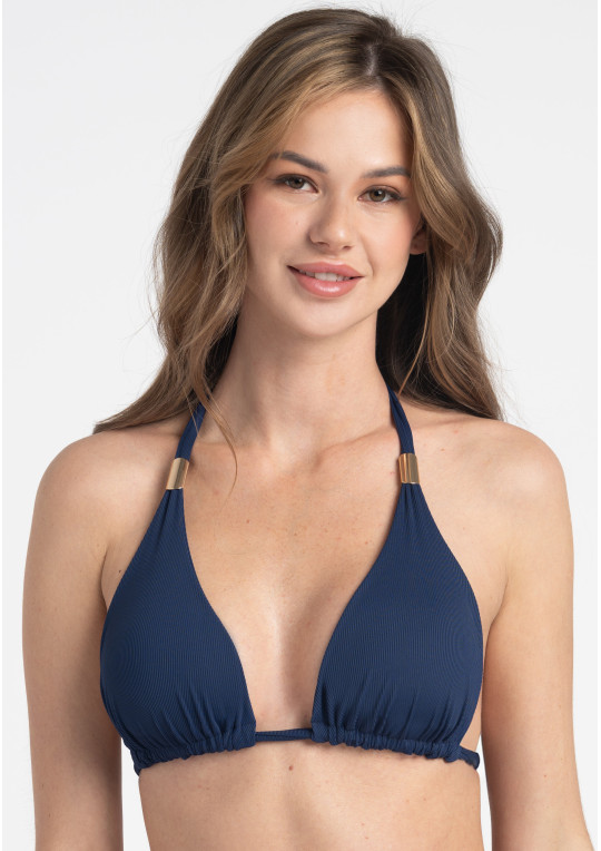 Biustonosz plażowy bikini Venus A630 granatowy miękki