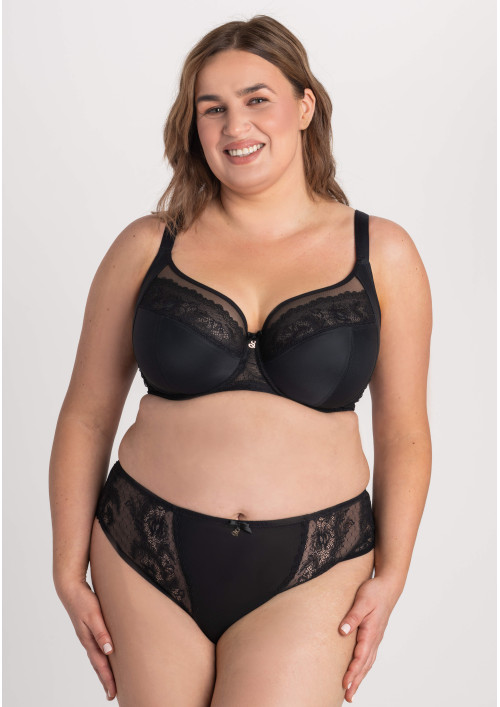 Biustonosz Samanta A910 antracytowy miękki