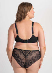 Biustonosz Samanta A910 antracytowy miękki Biustonosz Samanta A910 antracytowy miękki