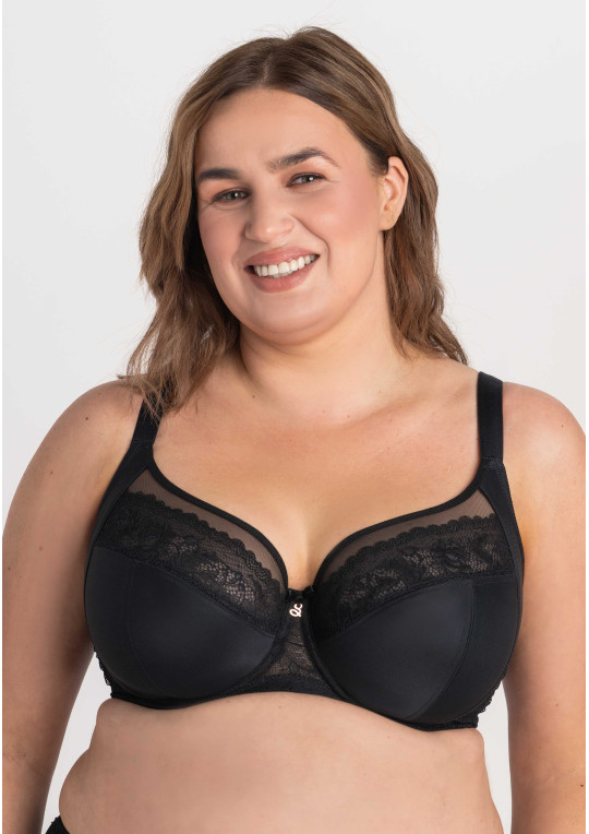 Biustonosz Samanta A910 antracytowy miękki