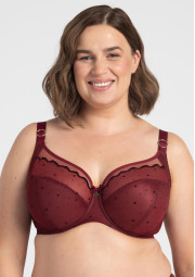 Biustonosz Melania A910 bordowy miękki