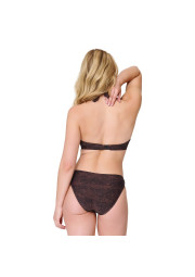 Kostium plażowy dwuczęściowy Snake Print 8214 brązowy Kostium plażowy dwuczęściowy Snake Print 8214 brązowy