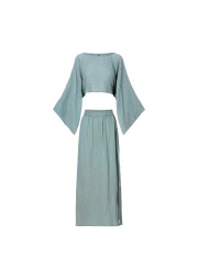 Komplet plażowy dwuczęściowy Eucalyptus 8222 zielony