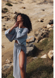 Komplet plażowy dwuczęściowy Eucalyptus 8222 zielony