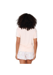 Piżama Apricot Print 8408SET brzoskwiniowy