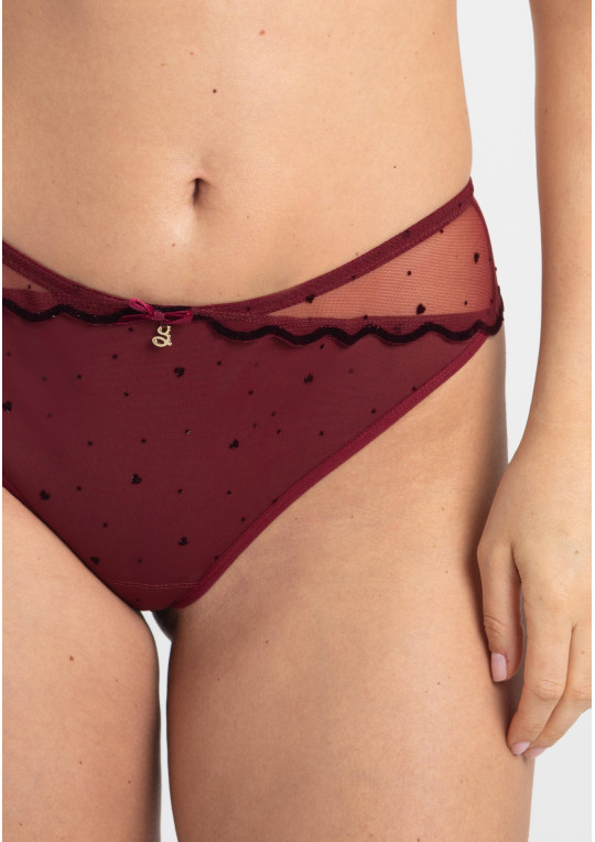 Brazyliany Melania M300 bordowy