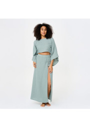 Komplet plażowy dwuczęściowy Eucalyptus 8222 zielony