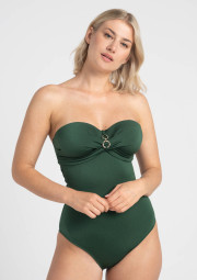 Kostium plażowy jednoczęściowy Mirabel I650 malachitowy