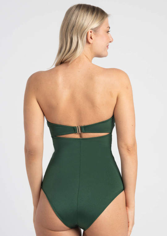 Kostium plażowy jednoczęściowy Mirabel I650 malachitowy