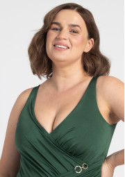 Kostium plażowy jednoczęściowy Mirabel I620 malachitowy