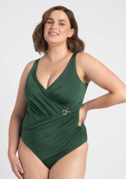 Kostium plażowy jednoczęściowy Mirabel I620 malachitowy