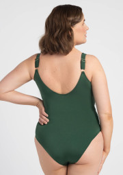 Kostium plażowy jednoczęściowy Mirabel I620 malachitowy