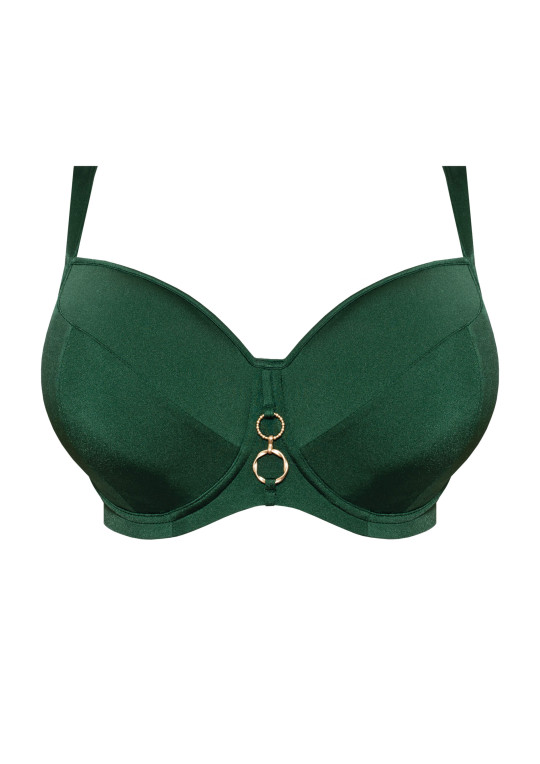 Biustonosz plażowy na duży biust Mirabell A690 malachitowy miękki