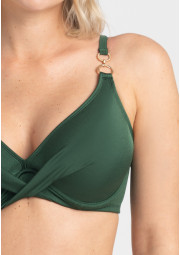 Biustonosz plażowy Mirabel A620 malachitowy miękki Biustonosz plażowy Mirabel A620 malachitowy miękki