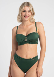 Biustonosz plażowy Mirabel A650 malachitowy bardotka Biustonosz plażowy Mirabel A650 malachitowy bardotka