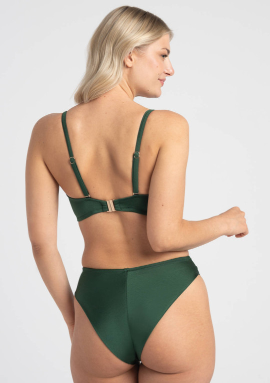 Biustonosz plażowy Mirabel A650 malachitowy bardotka