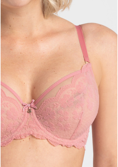 Biustonosz Rose A123 różany miękki