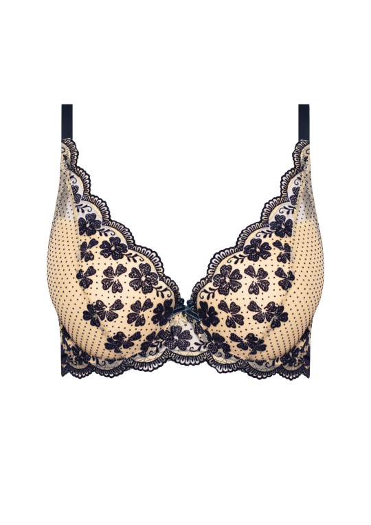 Biustonosz Scarlett A475 granatowy push-up