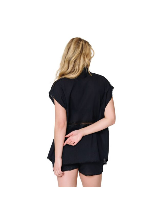 Komplet plażowy dwuczęściowy Black 8233 czarny