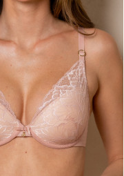 Biustonosz Amelia A440 pudrowy push-up Biustonosz Amelia A440 pudrowy push-up