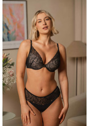 Biustonosz Amelia A440 czarny push-up