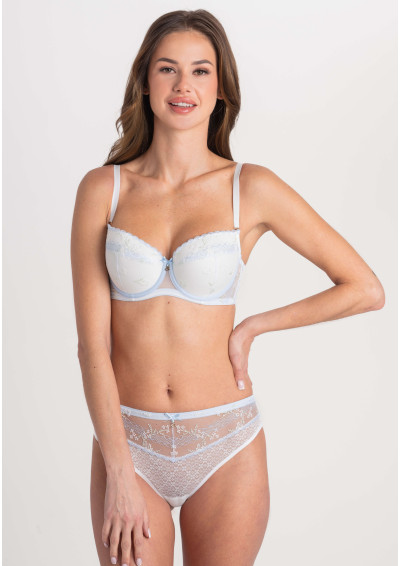 Biustonosz Selina A333 milkblue push-up